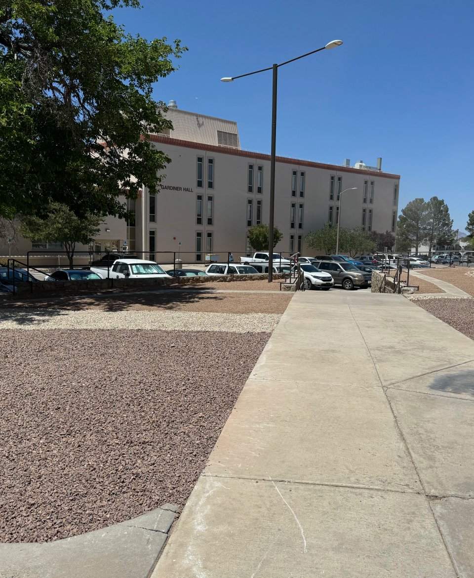 Custom desert landscape design installation by Brainard's Greenscapes in Las Cruces